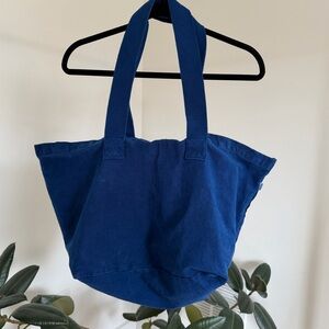Los Angeles Apparel Blue Canvas Tote Bag